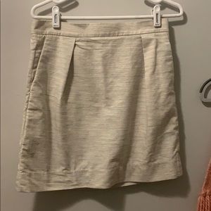 Gap beige skirt with pockets and exposed zip 🤍🤎